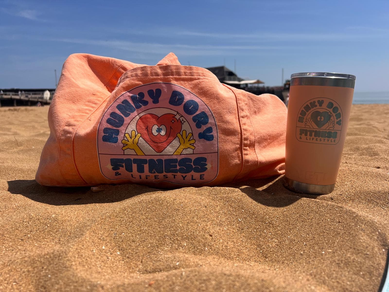 Hunky Dory Lifestyle Merch Beach & Flask